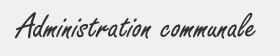 Administration communale